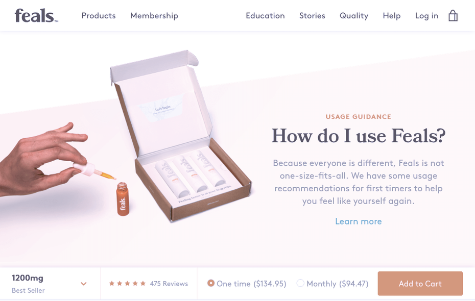 Personal Product Descriptions and Quizzes